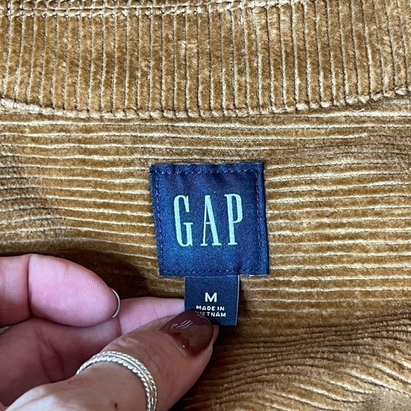 GAP Corduroy Shirts Long Sleeve Button Down Wide-Ribbed Cotton Jacket Shacket - Picture 15 of 15